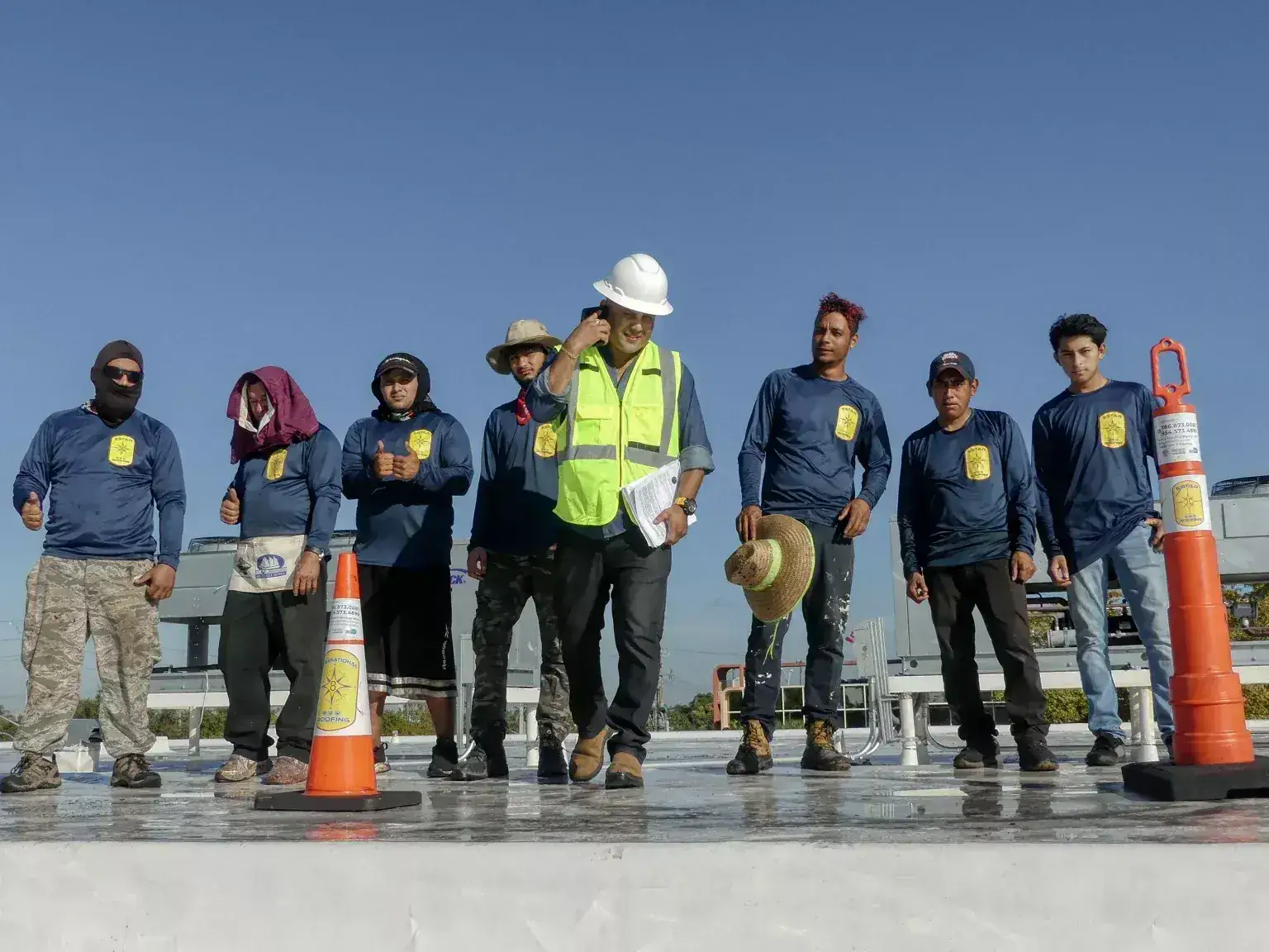 Professional team at International Roofing